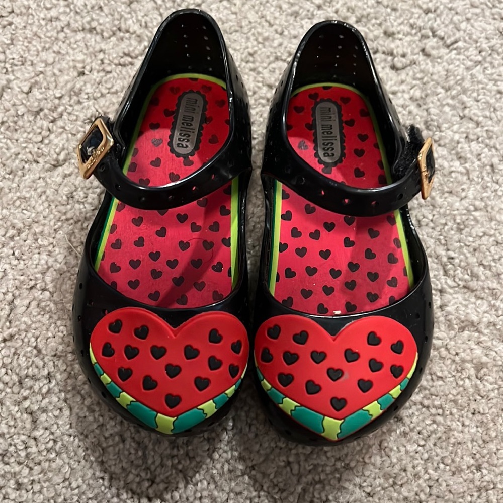 HTF Sz 8 toddler Mini Melissa Watermelon
